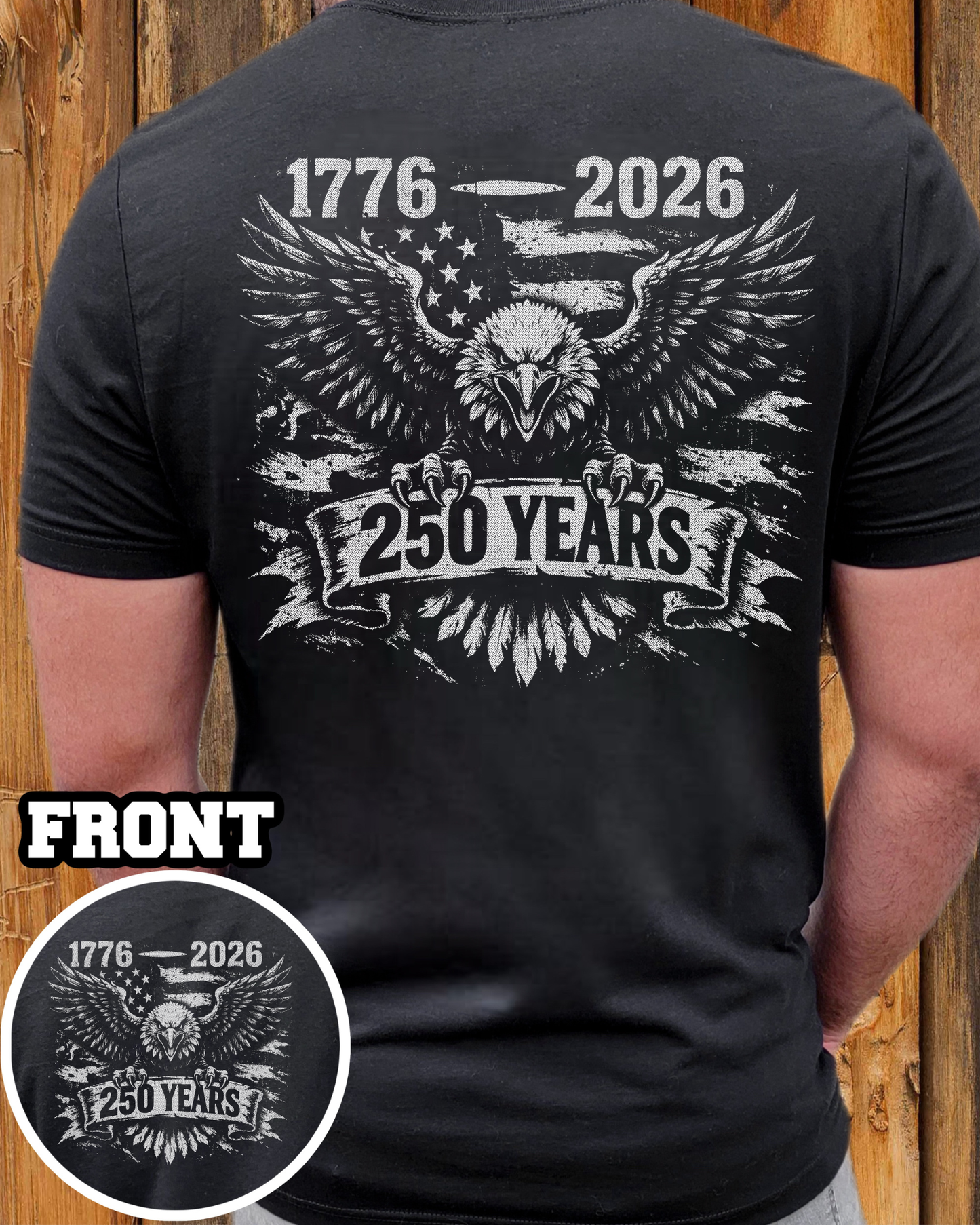 1776-2026 Eagle (front & back)