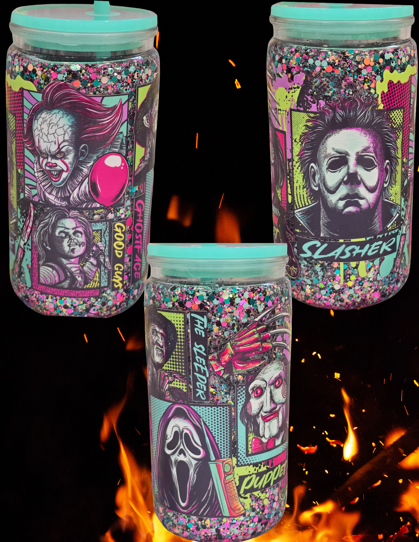 Horror Boys Glitter Cup