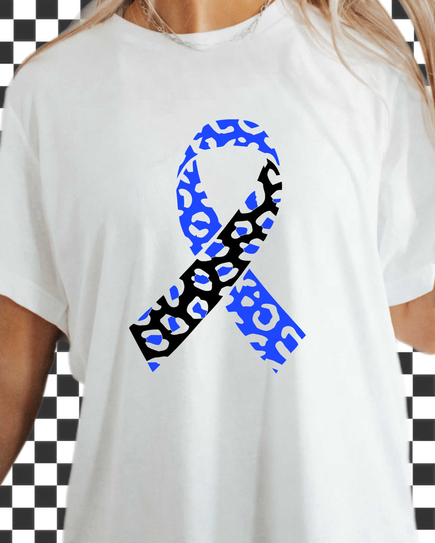 Blue Cancer Ribbon