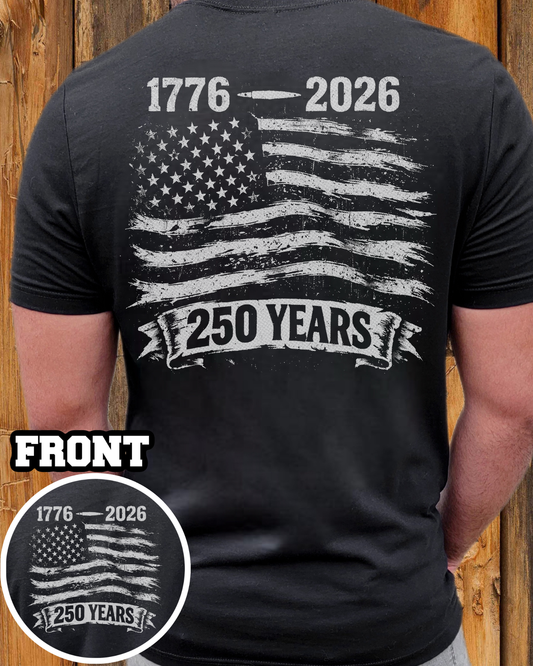 1776-2026 Flag(front and back)