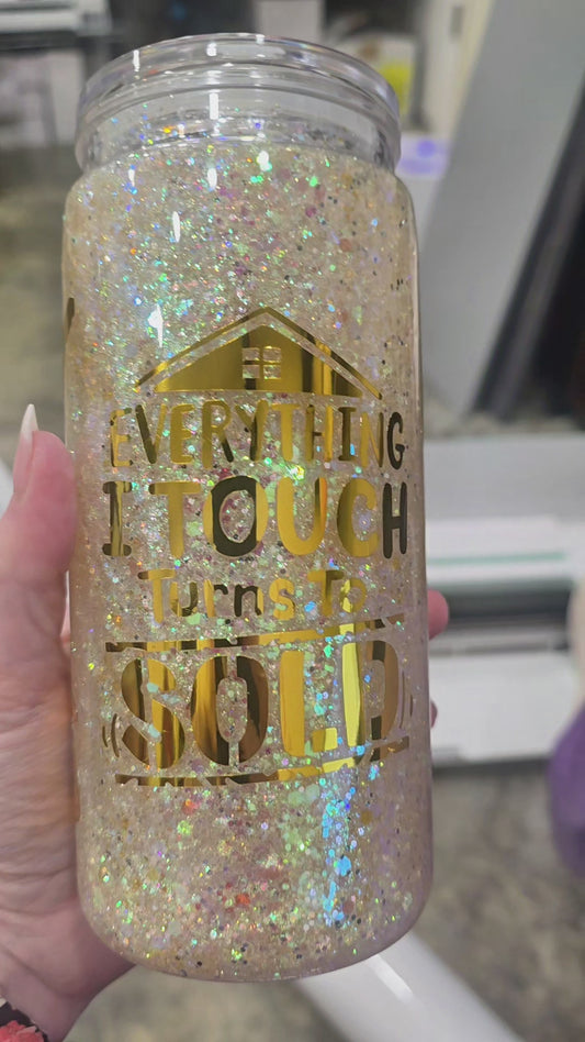 Realtor Glitter Cup 18oz