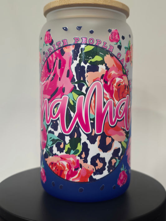 16 Oz Dark Blue Gradient People Call me MAMA