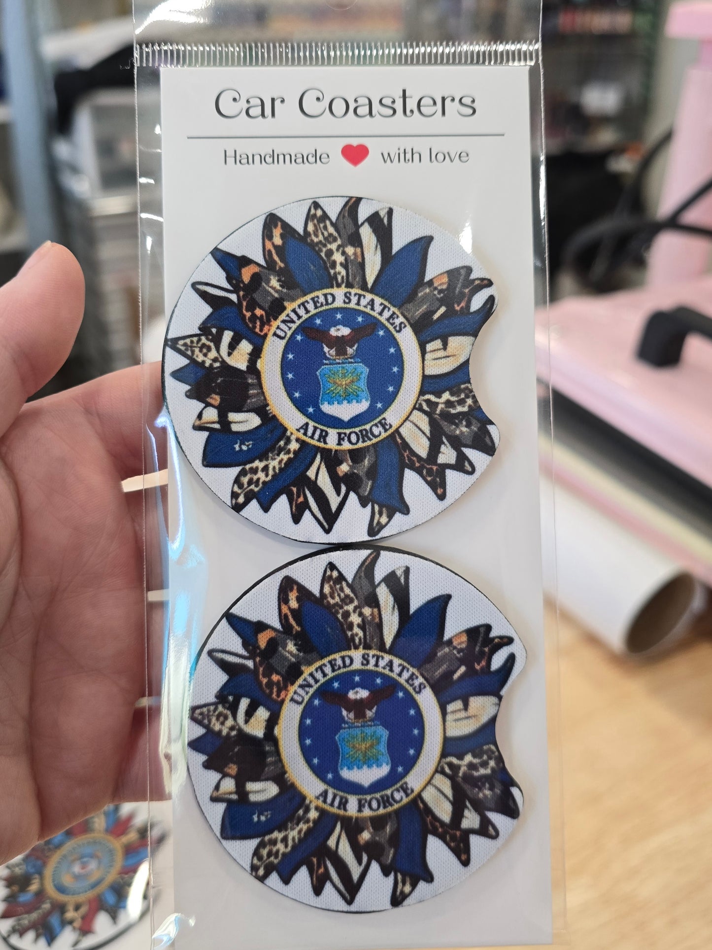 US Air Force Car Coasters