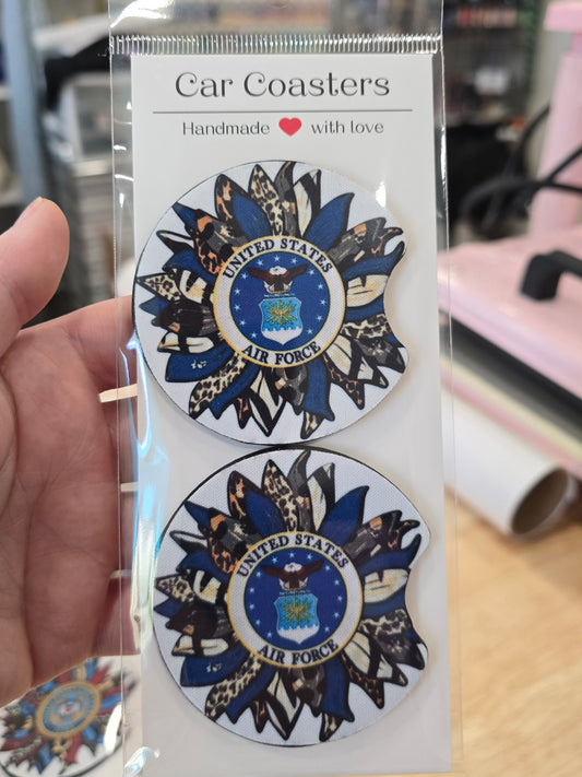 US Air Force Car Coasters
