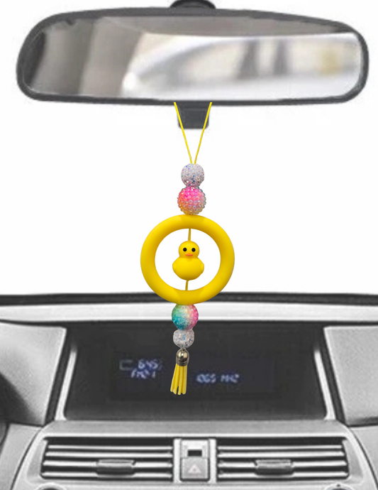 Duck Rearview Mirror Charm