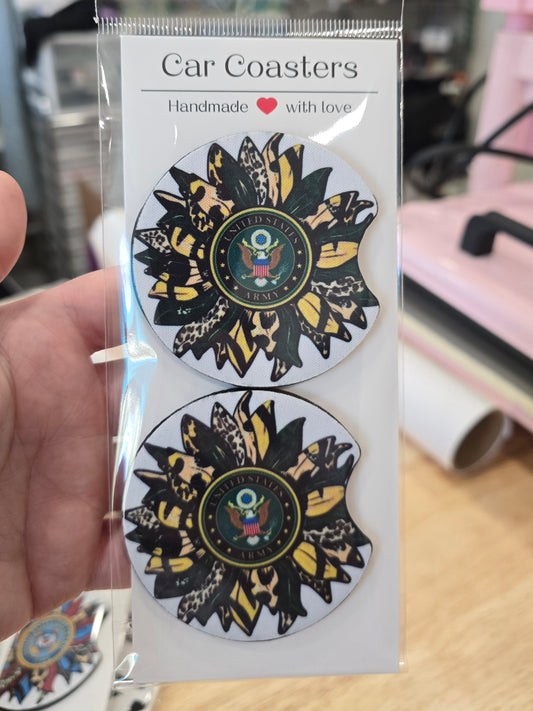 Army Car Coasters