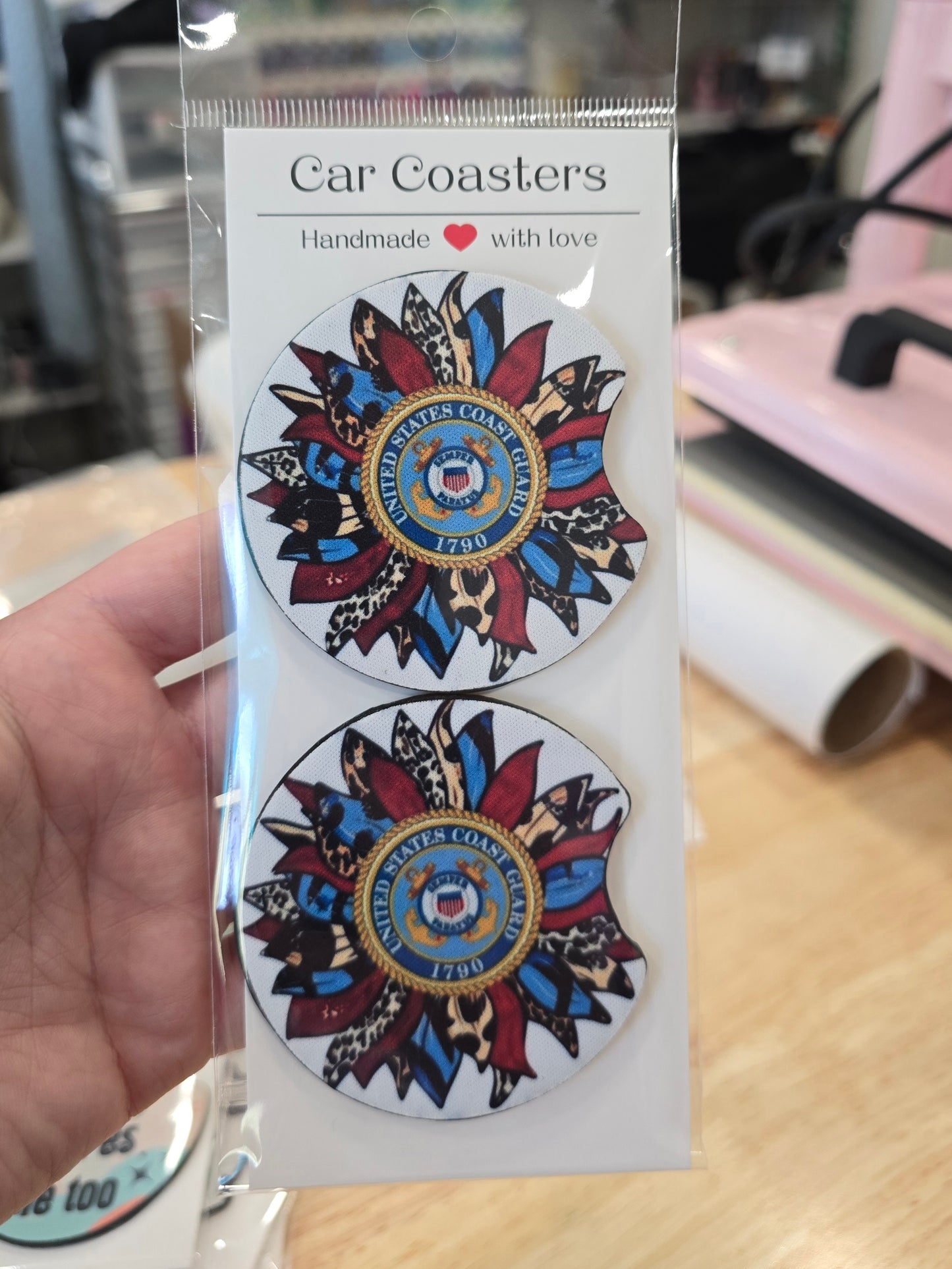 US Coast Guard Car Coasters